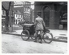 Tricycle Indian de la US Mail de Washington DC en 1912