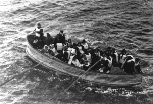 Last lifeboat arrived, filled with Titanic sur...