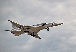 Tupolev Tu-22M3 Djagilevon lentotukikohdan lähellä (2010).