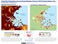 Image 32Population density and elevation above sea level in Greater Boston as of 2010 (from Boston)