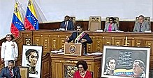 President Maduro speaking at a Venezuelan Constituent Assembly session on 10 August 2017 Venezuelan Constituent Assembly - Maduro.jpg