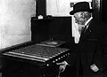 McTammany player-piano roll voting machine, 1912.