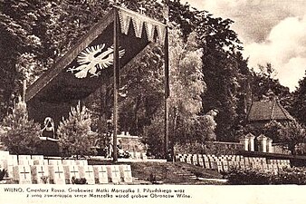 Κοιμητήριο Ράσος στο Βίλνιους, μαυσωλείο Μητέρας και Καρδιάς του Υιού, 1937.