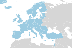 Країни-учасниці Європейського регіону