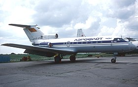Un Yakovlev Yak-40 d'Aeroflot similaire à celui impliqué dans l'accident