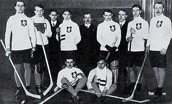 Die Böhmische Eishockeynationalmannschaft 1911