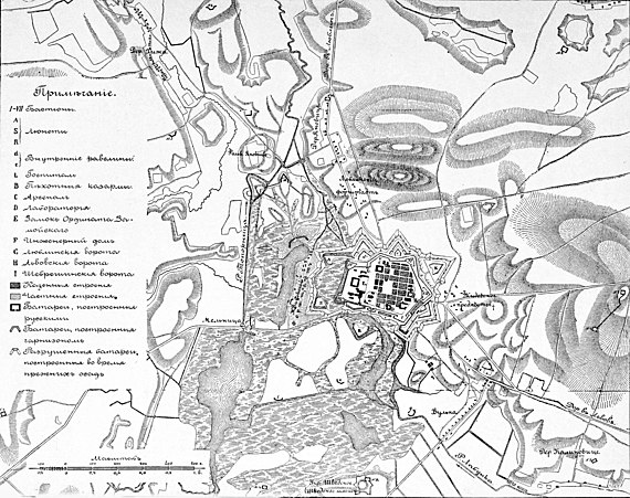 План осады Замостья в 1813 г.
