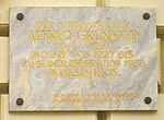 Alfred Grünwald - Gedenktafel