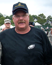 Andy Reid (pictured in 2010), began his first season as the Chiefs' head coach in 2013
