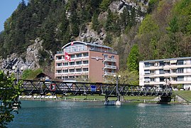 Fussgängerbrücke über die Aare