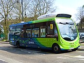 Arriva The Shires StreetLite EV in Wolverton in 2015