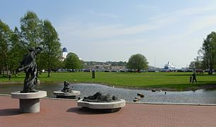 Skulpturparken «Poseidon». Foto: Helge Høifødt