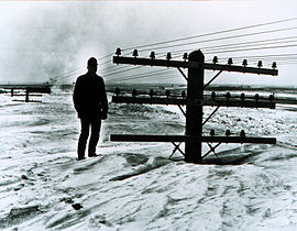 Şimali Dakotada mart ayında çovğun, 1966