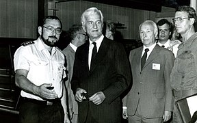 Bundespräsident Weizsäcker zu Besuch in der WTS 1986