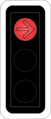 7.10.1 Red light with direction indication (example 2), here: wait for green light before turning to the right