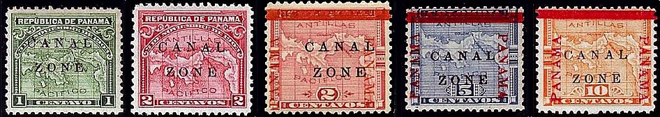Почтовые марки зоны канала, третья серия 1904 года.jpg