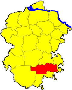 Batyrevskij rajon – Localizzazione