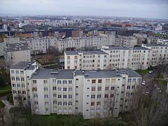 Grand ensemble d'habitat collectif - Cité des Côtes d'Auty.