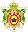 Coat of arms of the Kingdom of Italy (1805-1814), round shield version.svg