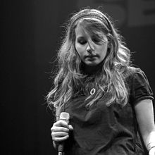 Coralie Clément on stage in São Paulo, Brazil in June 2009