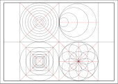 Disegni geometrici gruppo6 con compasso