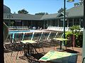 Pool area of Disney's Beach House in Palmetto Dunes