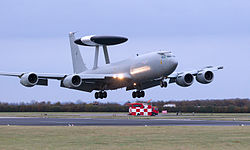 E-3D Sentry Aircraft Lands at RAF Waddington MOD 45153679.jpg