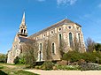 Le chevet de l'église Saint-Cieux de Lancieux dans les Côtes d'Armor.