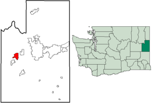 Location of Fairchild AFB, Washington
