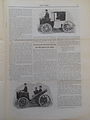 Fragment d'un article sur l'automobile électrique du journal Vox Urbis (1900, nr. 7)