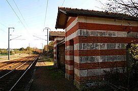 Abri de quai, voies vers Redon.