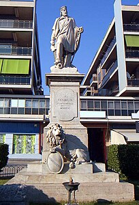 Filippo Matteini, Monument à Garibaldi, 1899, Civitavecchia.