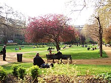 View of the centre of Gordon Square. Gordon Square Gardens, London Borough of Camden, WC1.jpg