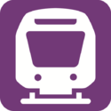 The logo of the Helsinki commuter rail system