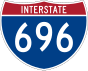 Interstate 696 साँचा:Infobox road/meta/mask/subtype2 marker