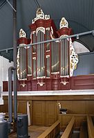 Interieur met orgel