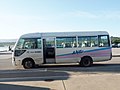 安栄観光の送迎バス（上原港）