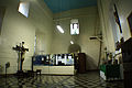 View inside the sacristy