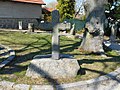 Louňovice, kříž v kamenickém skanzenu
