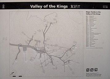 Carte détaillée de la vallée.