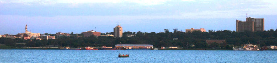 Panorama of Kisumu from Lake Victoria