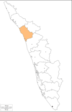 Location in Kerala