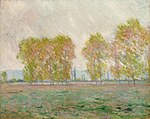 "Les Peupliers" (1890) de Claude Monet (W 1244)