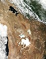 Satelitní snímek oblasti Altiplana
