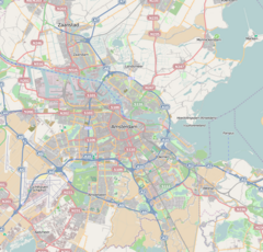 Mapa lokalizacyjna Amsterdamu