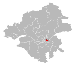 Locatie van het kanton