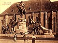 Mátyás király szobra Kolozsváron