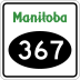 Provincial Road 367 marker