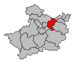 Cantone di Évreux-Est – Mappa
