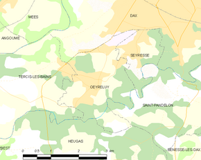 Poziția localității Oeyreluy
